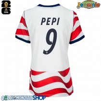 Maglie da calcio Stati Uniti Ricardo Pepi #9 Prima Maglia Femminile Mondiali 2026  Manica Corta